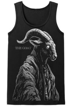 The GOAT T-shirt -Vampirefreaks Sale Store the goat baphomet mens tank top front