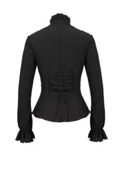 Báthory Blooms Ruffled Victorian Top -Vampirefreaks Sale Store trad goth blouse