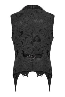 Castle Dracul Bat Hem Vest -Vampirefreaks Sale Store trad goth gothic mens vest
