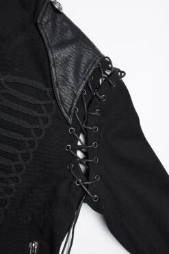 Death March Military Goth Jacket -Vampirefreaks Sale Store trad goth jacket