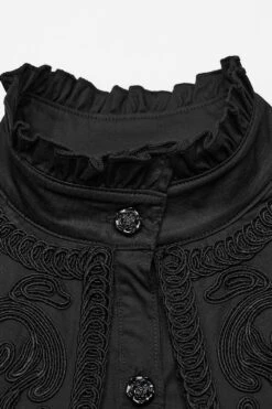 Withering Heights Button Up Shirt [Black] -Vampirefreaks Sale Store trad goth top 711f6b2b c854 4ec4 9ddd e8dfff043fa3