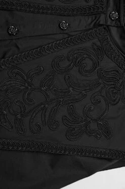 Withering Heights Button Up Shirt [Black] -Vampirefreaks Sale Store trad goth tops