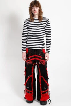 Tripp NYC Off Track Pants [Black/Red] -Vampirefreaks Sale Store tripp jeans 13e8952f 509f 4ef6 b231 fca6855b1f65