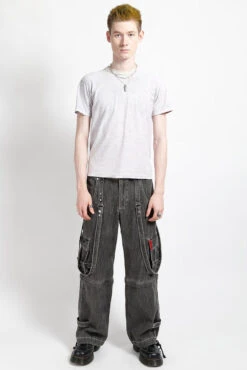 Tripp NYC Zip Off Crush Cargo Pants [Black Denim] -Vampirefreaks Sale Store tripp nyc pants 406e0789 1700 470b a10c ced09e382af2