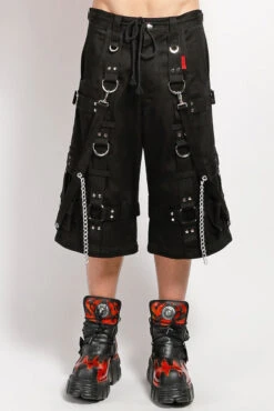 Tripp NYC Harness Dark Street Pants [BLACK] -Vampirefreaks Sale Store tripp nyc shorts