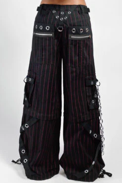 Tripp NYC Godfather Chain Stripe Pants [Black/Red] -Vampirefreaks Sale Store tripp pants da512841 e06c 4245 be4c e3c1ff514625