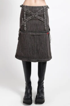 Tripp NYC Triple Zip Off Skirt [Black Denim] -Vampirefreaks Sale Store tripp skirt befafdb4 5045 4e1b 957f 66d8251d22d3