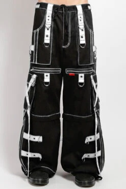 Tripp NYC X-Strap Zip Off Pants [Black/White]