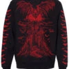 Vampire Castle Sweatshirt W/ Bat Sleeves [BLOOD RED]