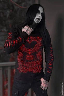 Bat Romance T-shirt [Blood Red] -Vampirefreaks Sale Store vampire longsleeve tshirt 133d9405 3afd 4a40 a9ac 04d1a79701af