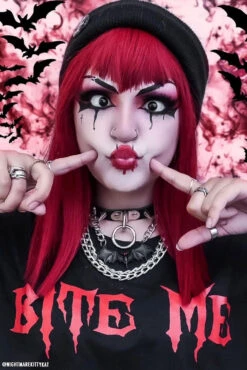 Bite Me T-shirt -Vampirefreaks Sale Store vampire tshirt womens 619e27a0 03f6 463c 852d baabaf1ec79f
