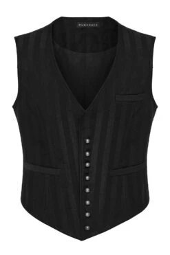 Sweeney Striped Waistcoat [Black] -Vampirefreaks Sale Store vampire vest ed3c9560 a1ad 483d 8013 70dfc34437ea