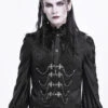 Black Bishop Vampire Goth Vest