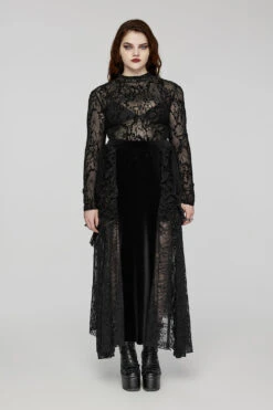 Nightfall Vampire Velvet Skirt -Vampirefreaks Sale Store vampire womens clothes 6e65e24a 969e 4552 97d9 d78a8a63b4ca