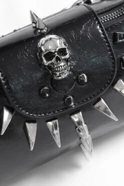 Catacombs Small Spiked Chain Bag -Vampirefreaks Sale Store vegan punk mini bags