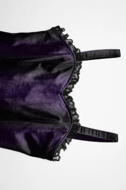 Purple Crystal Ruffled Mini Dress [Violet] -Vampirefreaks Sale Store velvet dress cedd0ec7 d8a7 4093 a729 fa5ba6d44931