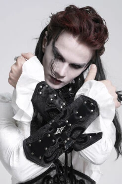 Crucible Studded Lace-Up Gloves