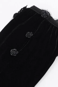 Tattered Witch Velvet Gloves -Vampirefreaks Sale Store velvet goth gloves