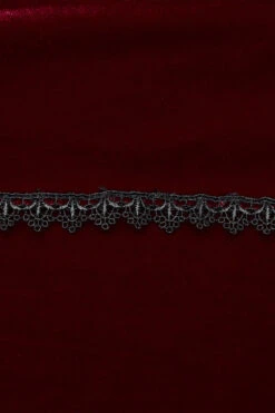 Bride Of Dracula Skirt [Blood Red] -Vampirefreaks Sale Store velvet long fishtail skirt