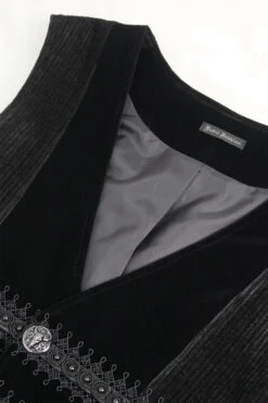 Demise Vampire Goth Waistcoat -Vampirefreaks Sale Store velvet vest