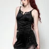 Dark Monarch Velvet Tank Top 23 Dark Monarch Velvet Tank Top -Vampirefreaks Sale Store velvet whimsigoth top