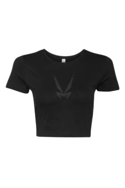 VampireFreaks Crop Top -Vampirefreaks Sale Store vfDarkGreyCropTop