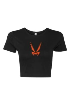 VampireFreaks Crop Top -Vampirefreaks Sale Store vfOrangeCropTop