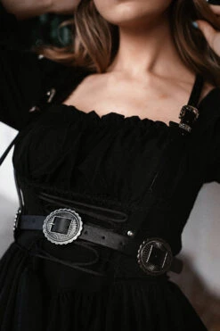 Mojave Poison Western Goth Conch Harness -Vampirefreaks Sale Store vintage goth harness