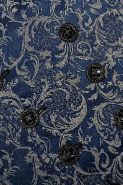 Edwardian Gloom Waistcoat [Corpse Blue] -Vampirefreaks Sale Store vintage mens vest