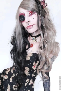 Ouchie Voodoo Doll Enamel Pin -Vampirefreaks Sale Store voo doo doll gothic