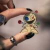 Ouchie Voodoo Doll Enamel Pin -Vampirefreaks Sale Store voodoo pin
