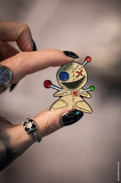 Ouchie Voodoo Doll Enamel Pin