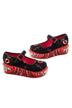 Chocolaticas® Nightmare Women's Mary Jane Platform -Vampirefreaks Sale Store weird shoes
