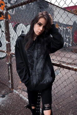 Plague Doctor Hoodie [GREY ASHES] -Vampirefreaks Sale Store wewsdsdfsd