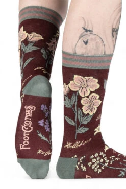 Baneful Botany Crew Socks -Vampirefreaks Sale Store whimsical socks