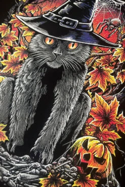 Witch's Familiar Hoodie -Vampirefreaks Sale Store witch cat t shirt