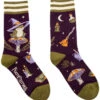 Archtoad Of Hatville Crew Socks -Vampirefreaks Sale Store witch hat socks