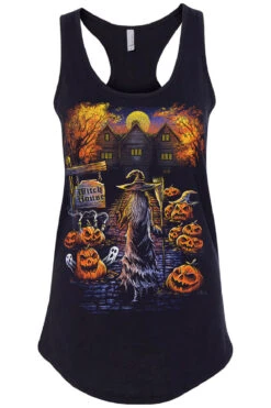Salem Witch House T-shirt -Vampirefreaks Sale Store witch house racerback tank black front resize