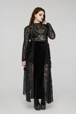 Nightfall Vampire Velvet Skirt