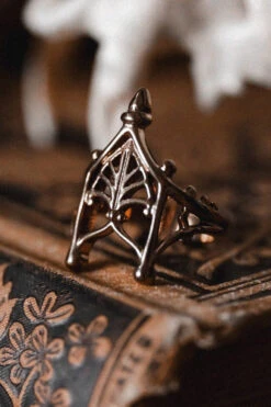 Sacred Arches Ring [CHAMPAGNE GOLD] -Vampirefreaks Sale Store witchy gold ring