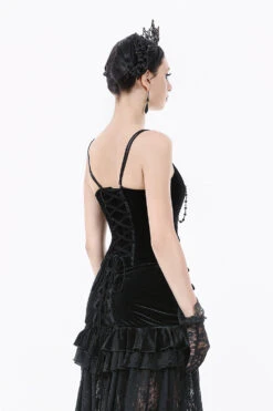 Merlot Lace-Up Corset Top -Vampirefreaks Sale Store witchy gothic top