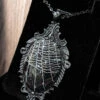 Real Spiderweb Large Filigree Cabochon Necklace [Black] -Vampirefreaks Sale Store witchy jewelry 372f3970 c2a8 4902 b6b0 a2977ec0cc3b