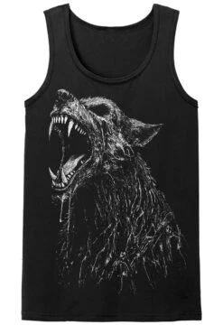 Lycanthrope T-shirt -Vampirefreaks Sale Store wolfhead tanktop