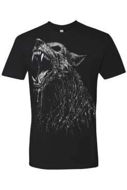 Lycanthrope T-shirt -Vampirefreaks Sale Store wolfhead tshirt nextlevel black front