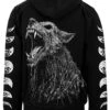 Lycanthrope Hoodie 6 Lycanthrope Hoodie -Vampirefreaks Sale Store wolfhead zipper hoodie moon sleeves