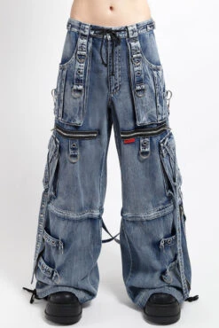 Tripp NYC X-Strap Pants [Blue-Fog Wash] -Vampirefreaks Sale Store womens emo pants b57bfd7f 3ca9 44db 8b61 c2cf44fad3c2