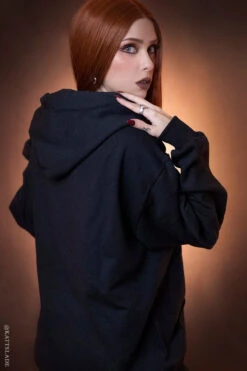 Headless Horseman Hoodie [Gray] -Vampirefreaks Sale Store womens goth clothes