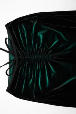 Emerald Stone Velvet Flares [Green] -Vampirefreaks Sale Store womens goth clothes 8c890399 951b 4214 8aff 110597675543