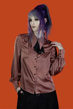 Clairvoyance Button Down Shirt -Vampirefreaks Sale Store womens gothic button up shirt