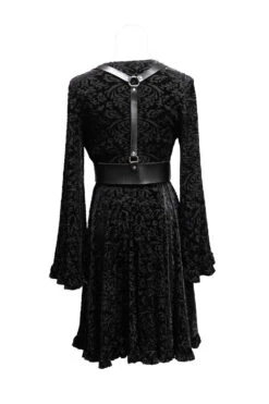 Nynx Vegan Leather Harness -Vampirefreaks Sale Store womens gothic harness